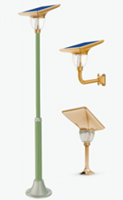 [SOLAR LOTUS LIGHT] Solar panel: 5V/18W, life: 25 years; Light source: 660LM, imported lamp beads, equivalent to traditional LED 7w brightness, life expectancy 50000hrs; Battery: 3.2V/20AH, lithium iron phosphate battery, life 8-12 years; Illumination: high brightness in the first 4 hours, intelligent power regulation after 4 hours.   Installation: wall lamps, pole lamps, lawn lamps, garden lamps